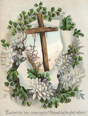 Vintage Postcard - Blessed Eastertide