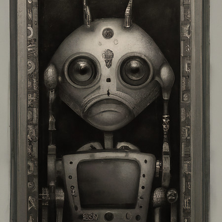 Sad Ambrotype Robot