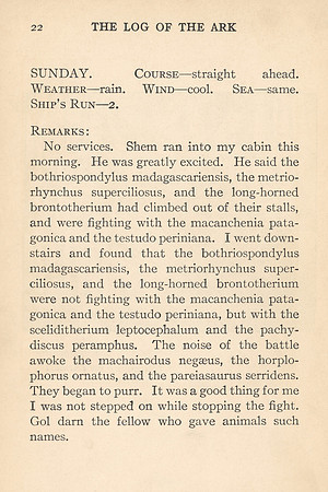Vintage Text Page - Noah the Dino Mediator