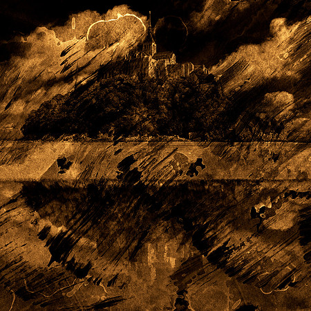 Distant Acrylic Memories of Mont Saint-Michel