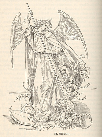 Vintage Illustration - St. Michael