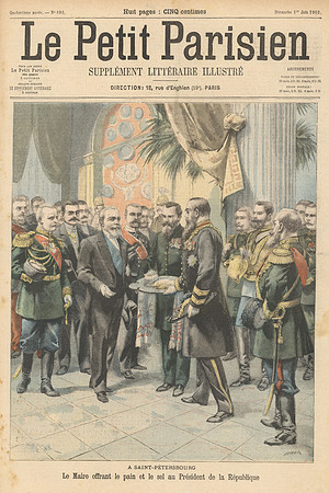 Le Petit Parisien Front Cover - June 1, 1902