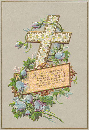 Vintage Postcard - Messiah's Easter Praise
