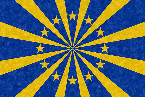 Velvet Flag - European Union Starburst