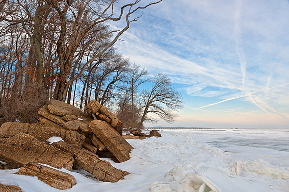 Rustic Winter Beach