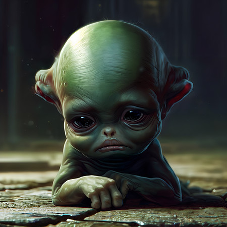 Sad Alien Baby