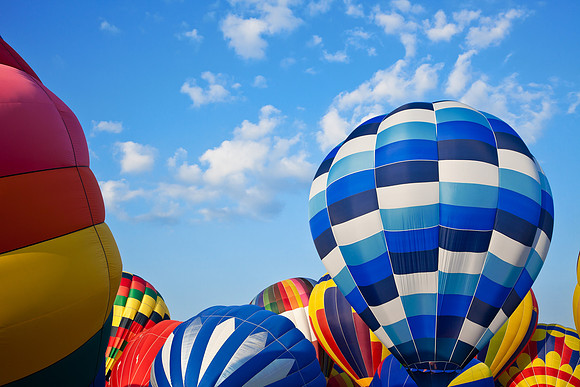 Vibrant Hot Air Balloons