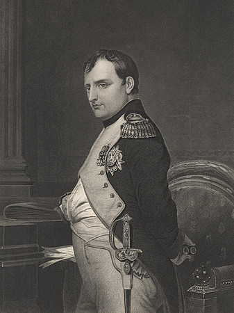 Vintage Image Plate - Napoleon