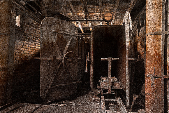 Rusted Grunge Silk Mill