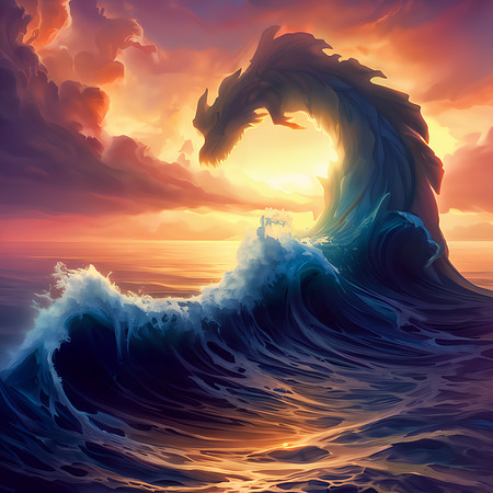 Serpent Sunset Wave