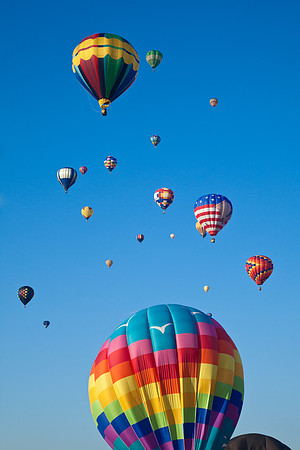 Vibrant Hot Air Balloons