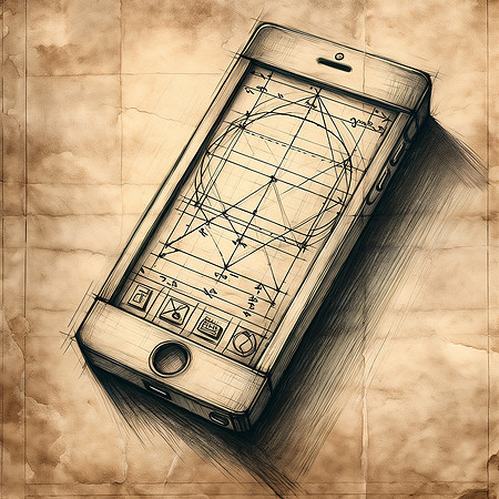 Ancient Smartphone Sketch