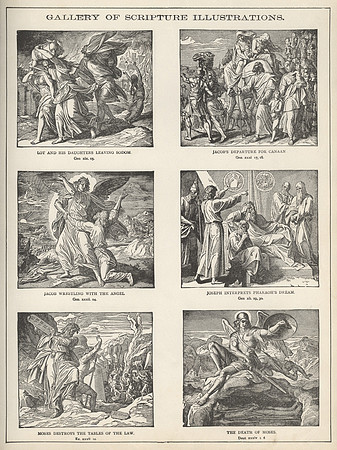 Vintage Image Plate - Gallery of Scripture 1